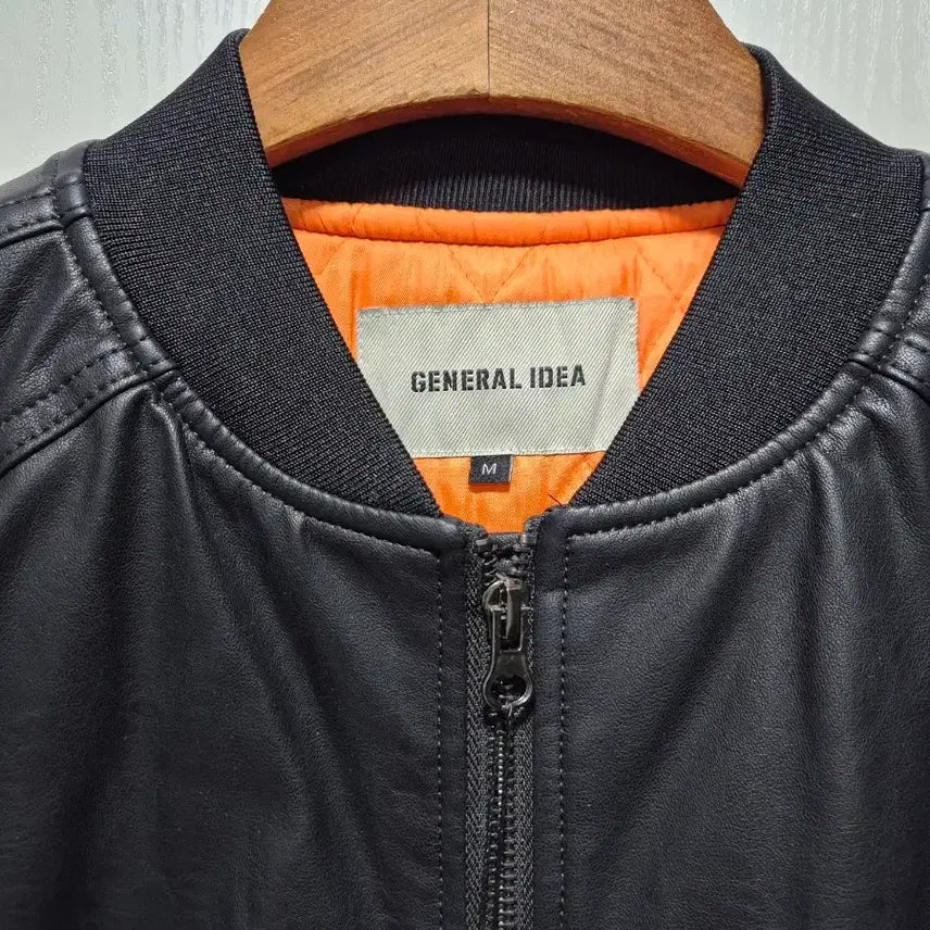 [BUNJANG] General Idea Quilted Leather Blouson Jacket - Black / (타임세일)(새상품)제너럴아이디어 레더 누빔 블루종 블랙