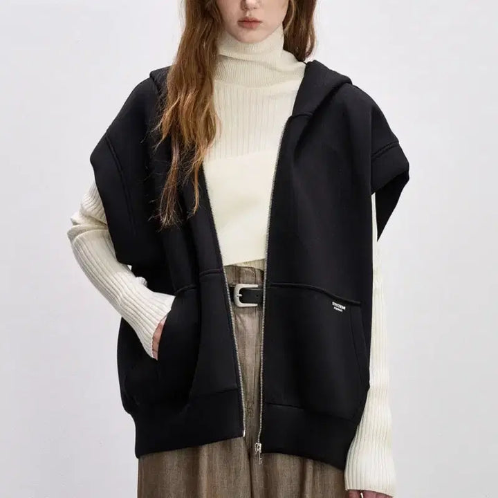 [BUNJANG] Hansum System Hood Vest / 한섬시스템 후드베스트