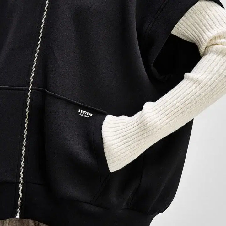 [BUNJANG] Hansum System Hood Vest / 한섬시스템 후드베스트