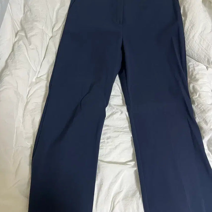 [BUNJANG] Navy Straight Fit Slacks / 네이비 일자핏 슬랙스