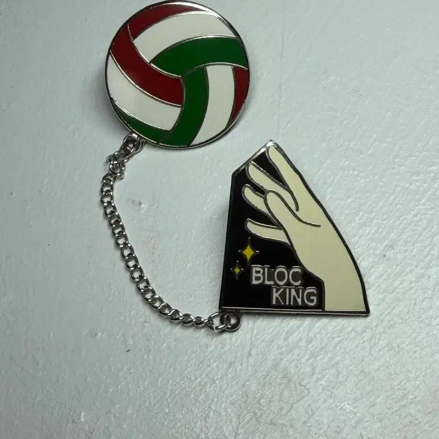 [BUNJANG] Haikyu Chain Pin Badge Set / 하이큐 체인 핀뱃지 세트