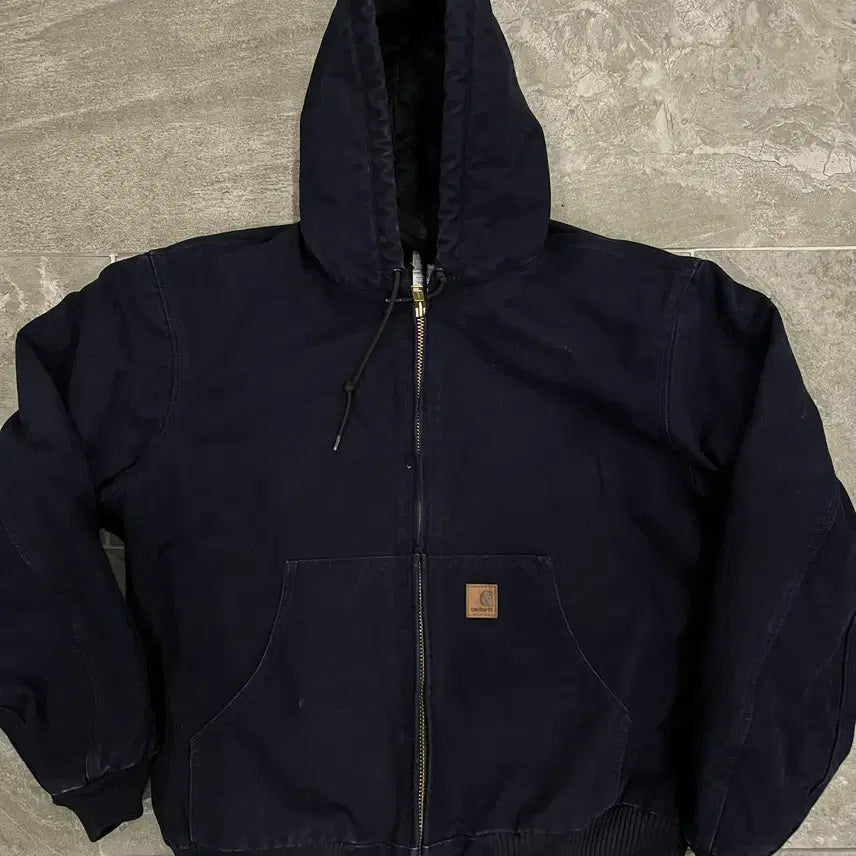 [BUNJANG] Carhartt J130 MDT Duck Active Jacket / (L) 칼하트 덕 액티브 후드자켓 J130 MDT 미드나잇