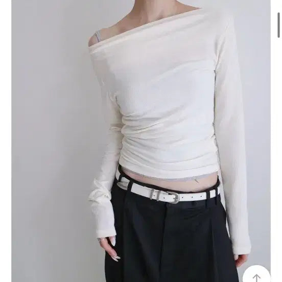 [BUNJANG] Shop-Or Boat Neck Ribbed Knit Sweater / 샵오르 보트넥 골지니트 새상품 3컬러 다 있어요