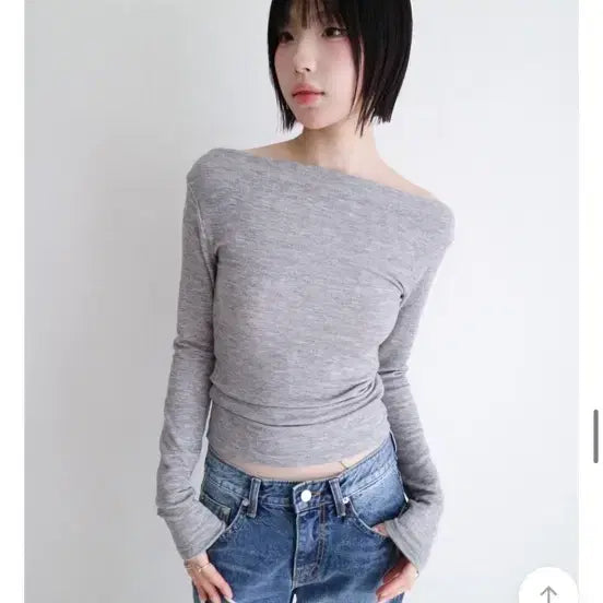 [BUNJANG] Shop-Or Boat Neck Ribbed Knit Sweater / 샵오르 보트넥 골지니트 새상품 3컬러 다 있어요