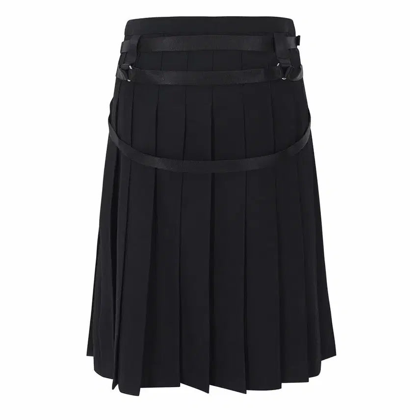[BUNJANG] Youshim Bondage Pleated Skirt / 유심 youshim 본디지 플리츠 츠커트 스커트