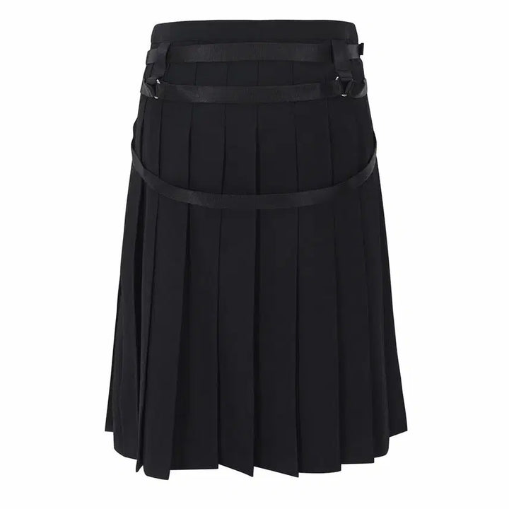 [BUNJANG] Youshim Bondage Pleated Skirt / 유심 youshim 본디지 플리츠 츠커트 스커트