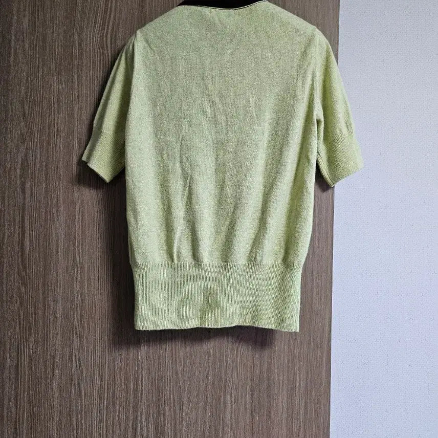 [BUNJANG] Avie Muah Cashmere Short-Sleeve Knit Top / 아비에무아 캐시미어 반팔니트