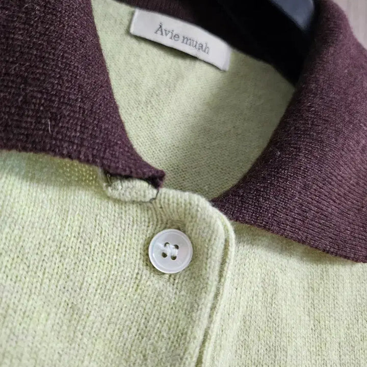 [BUNJANG] Avie Muah Cashmere Short-Sleeve Knit Top / 아비에무아 캐시미어 반팔니트