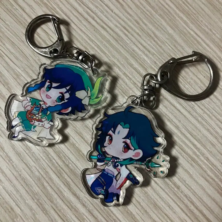 [BUNJANG] Genshin Impact Xiao and Venti Keyring Bundle / 원신 소, 벤티 키링 일괄