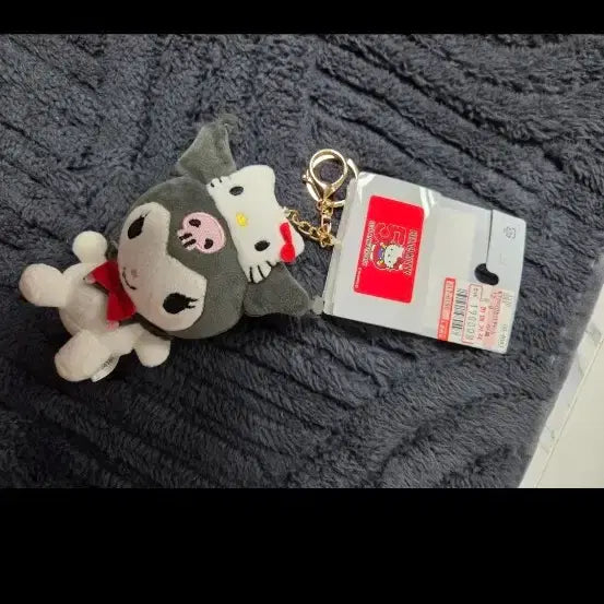 [BUNJANG] Sanrio Hello Kitty 50th Anniversary Kuromi Collaboration Keyring / 산리오 헬로키티 50주년 기념 쿠로미 콜라보 키링 새상품