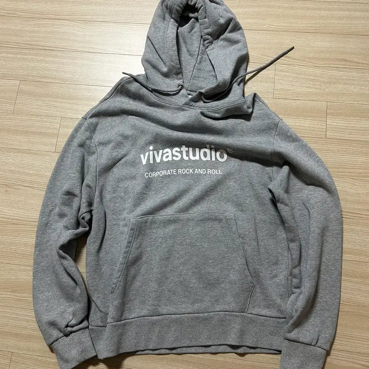 [BUNJANG] VIVASTUDIO Binoral Hoodie Melange Gray (L) / 비바스튜디오 바이노럴 후드 IA [멜란지 그레이] (L)