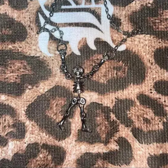 [BUNJANG] Y2K Skull Vintage Necklace / 해골 스컬 y2k skull 빈티지 목걸이