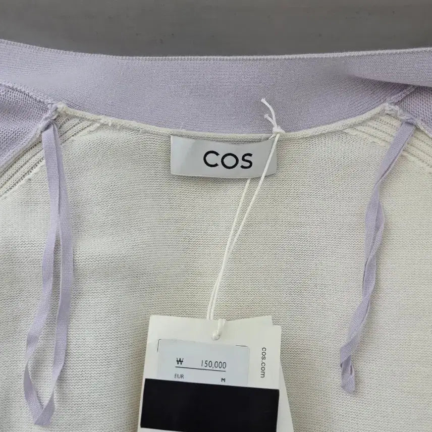 [SOLD OUT] (새상품) [COS] 컬러블록 레이어드 V넥 코튼 가디건 | 00062