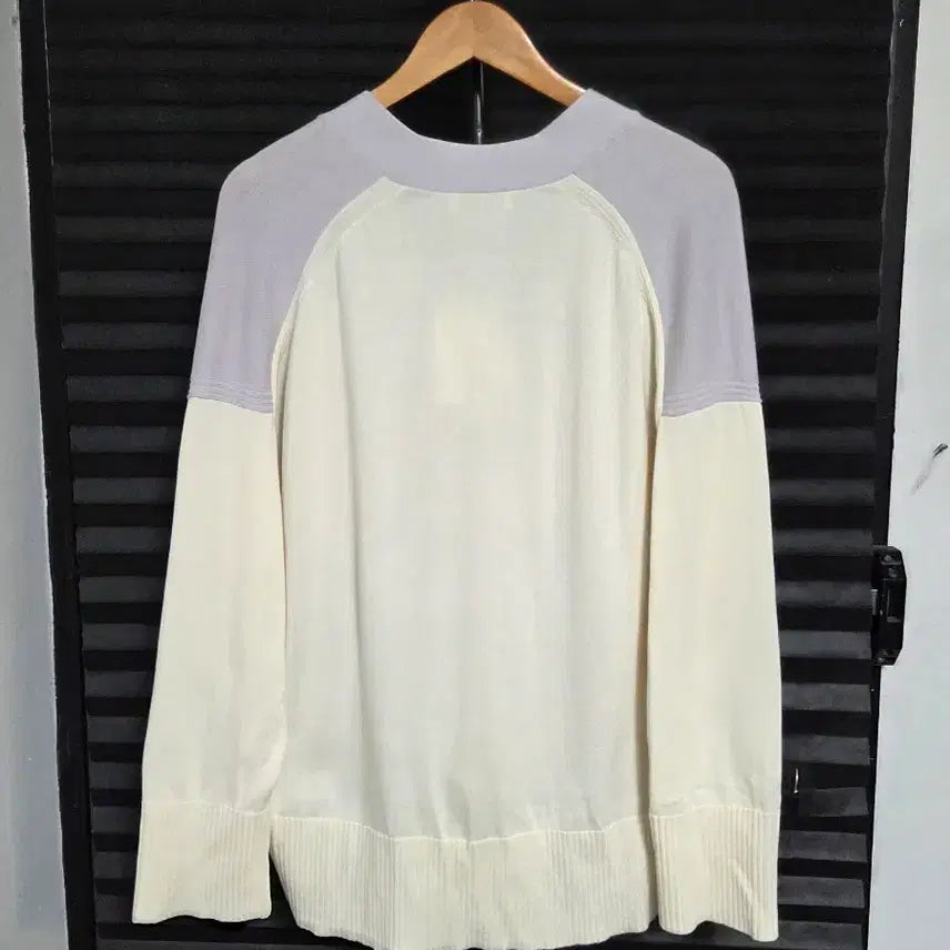 [SOLD OUT] (새상품) [COS] 컬러블록 레이어드 V넥 코튼 가디건 | 00062