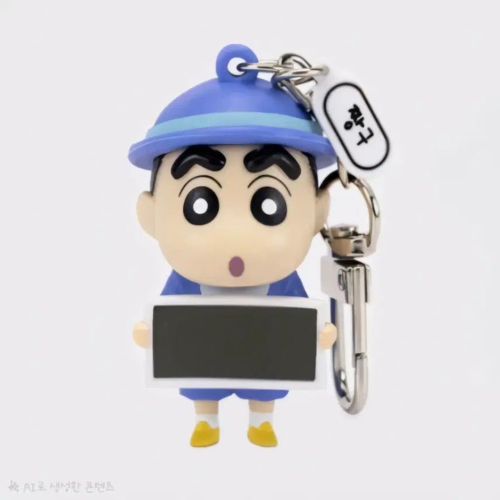 [BUNJANG] UY Crayon Shin-chan MBTI Figure Keychain / [UY/미개봉] 5.1cm 짱구 피규어 MBTI 키링 짱구
