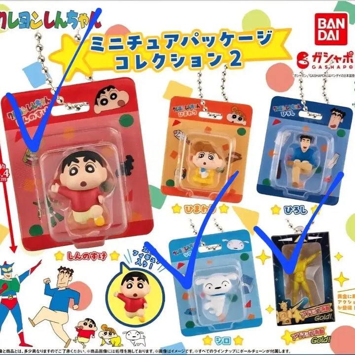 [SOLD OUT] 짱구 미니어쳐 패키지 가챠 일괄