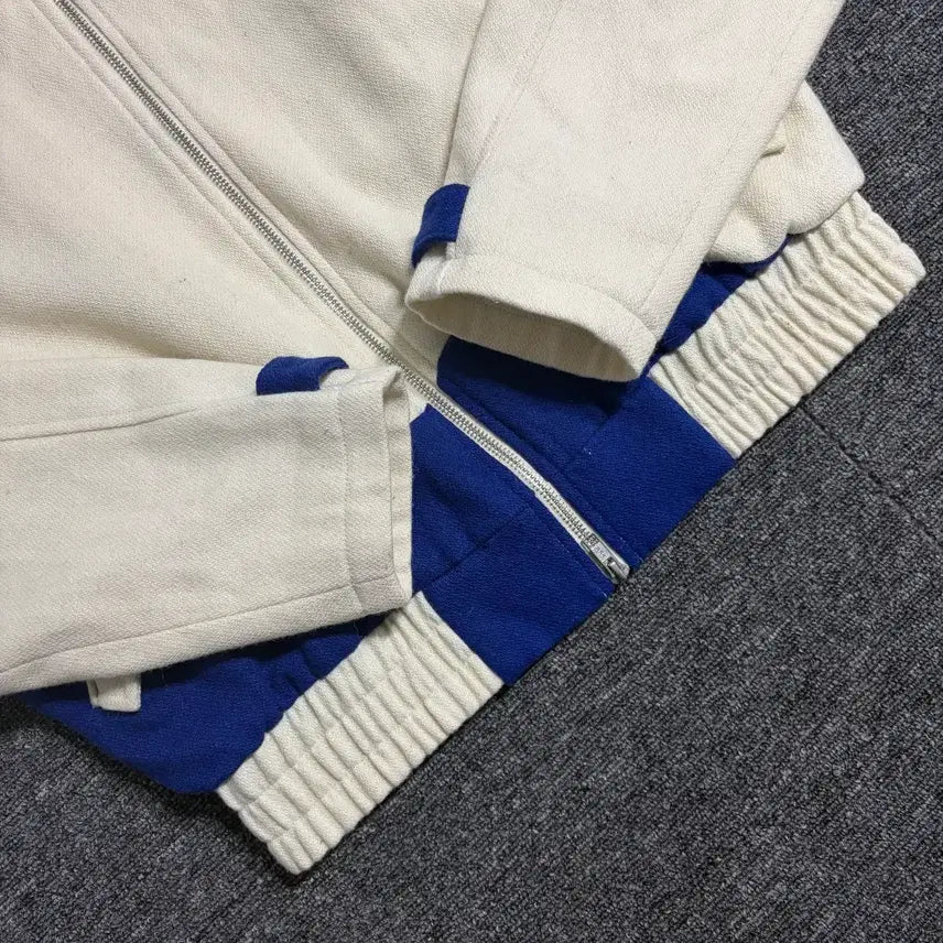 [BUNJANG] Blue Sunflower Two-Way Blouson Jacket / Blue Sunflower 투웨이 블루종 자켓