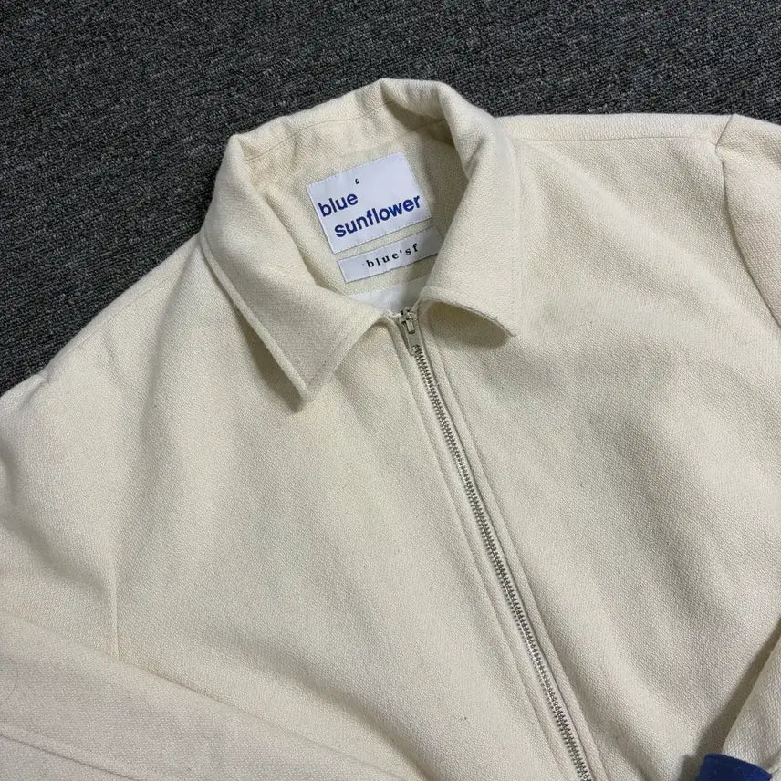 [BUNJANG] Blue Sunflower Two-Way Blouson Jacket / Blue Sunflower 투웨이 블루종 자켓