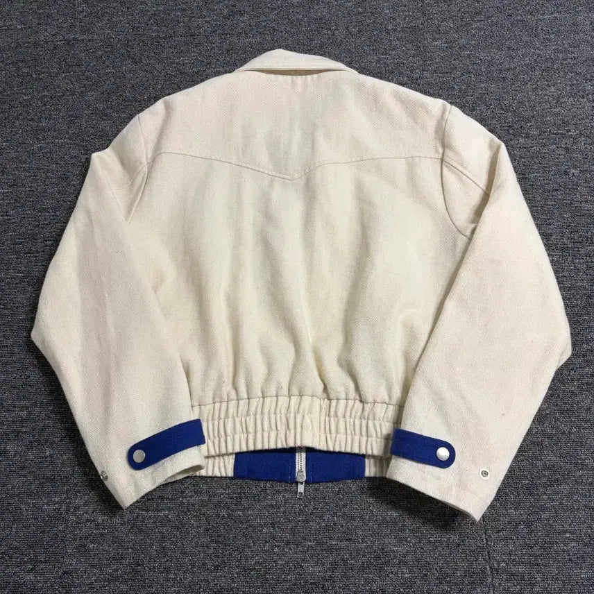 [BUNJANG] Blue Sunflower Two-Way Blouson Jacket / Blue Sunflower 투웨이 블루종 자켓