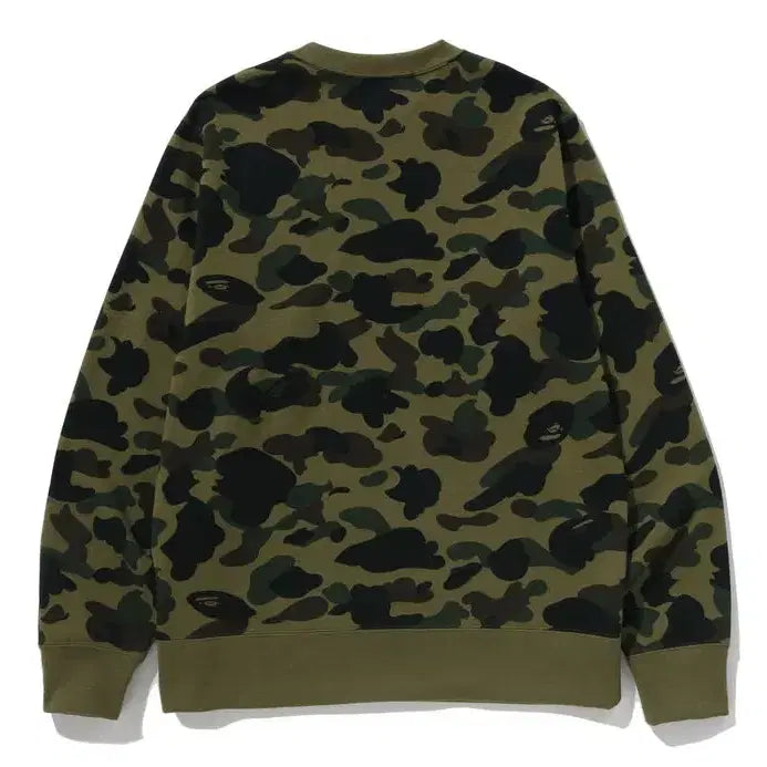 [BUNJANG] BAPE 1ST Camo College Sweatshirt / [해외] 베이프 1ST 카모 컬리지 맨투맨 26SS