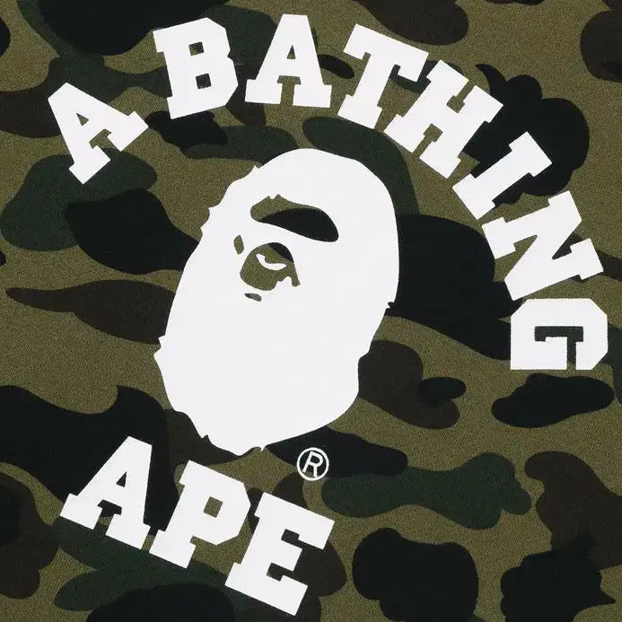 [BUNJANG] BAPE 1ST Camo College Sweatshirt / [해외] 베이프 1ST 카모 컬리지 맨투맨 26SS