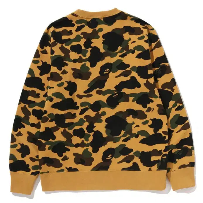 [BUNJANG] BAPE 1ST Camo College Sweatshirt / [해외] 베이프 1ST 카모 컬리지 맨투맨 26SS