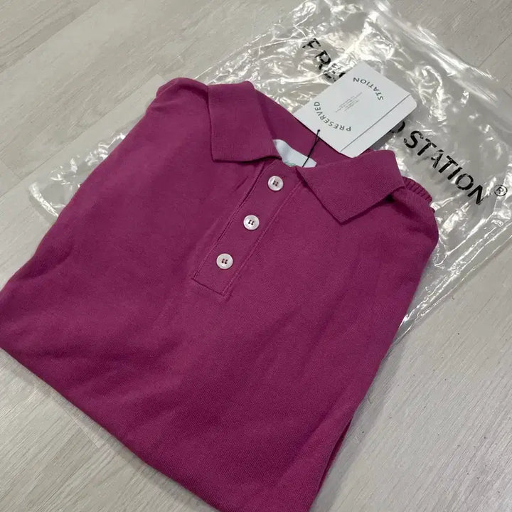 [BUNJANG] Half Knit Pique Shirt / 하프 니트 피케