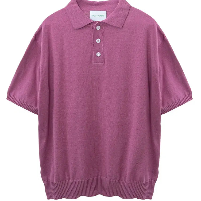[BUNJANG] Half Knit Pique Shirt / 하프 니트 피케