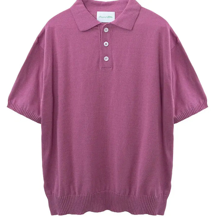 [BUNJANG] Half Knit Pique Shirt / 하프 니트 피케