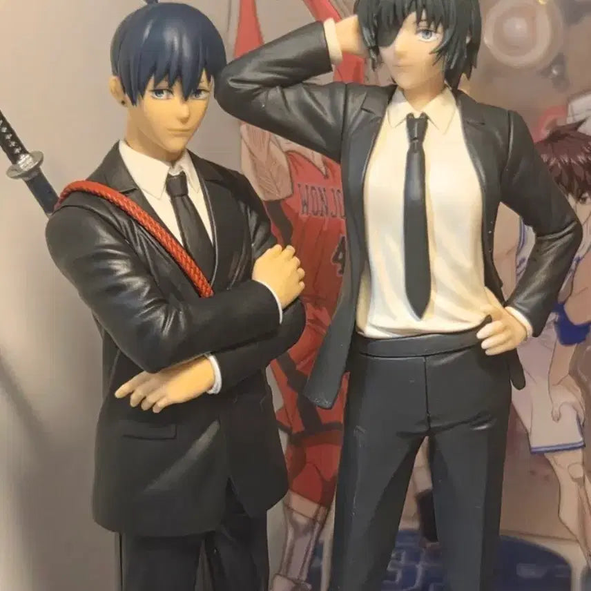 [BUNJANG] Chain saw Man Aki &amp; Himeno Figure Set / 체인소맨 아키 &amp; 히메노 아키히메 피규어 세트