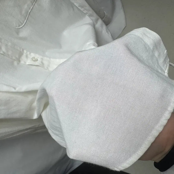 [BUNJANG] Linen Oversized Shirt / 린넨 오버핏 셔츠
