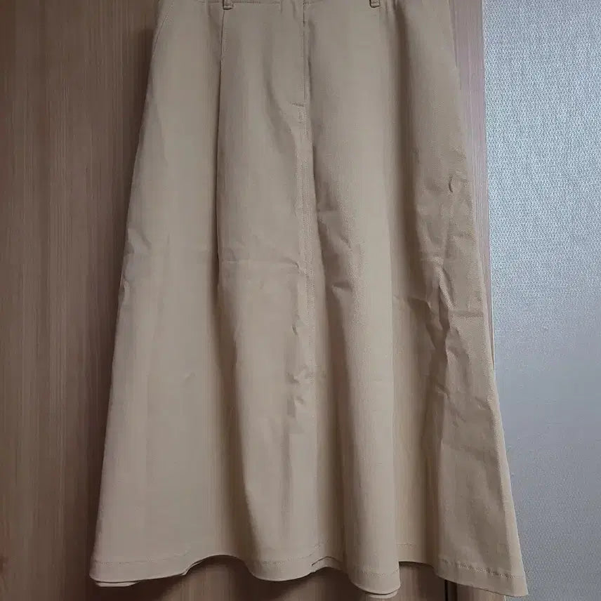 [BUNJANG] Beanpole Ladies Chino Volume Skirt Beige / 빈폴레이디스 치노 볼륨 스커트 베이지