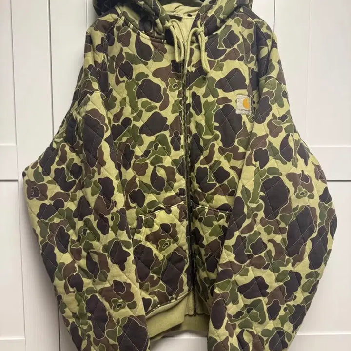 [BUNJANG] Carhartt WIP Vista Quilted Sweat Jacket Camo / 칼하트윕 비스타 퀼티드 스웻자켓 카모