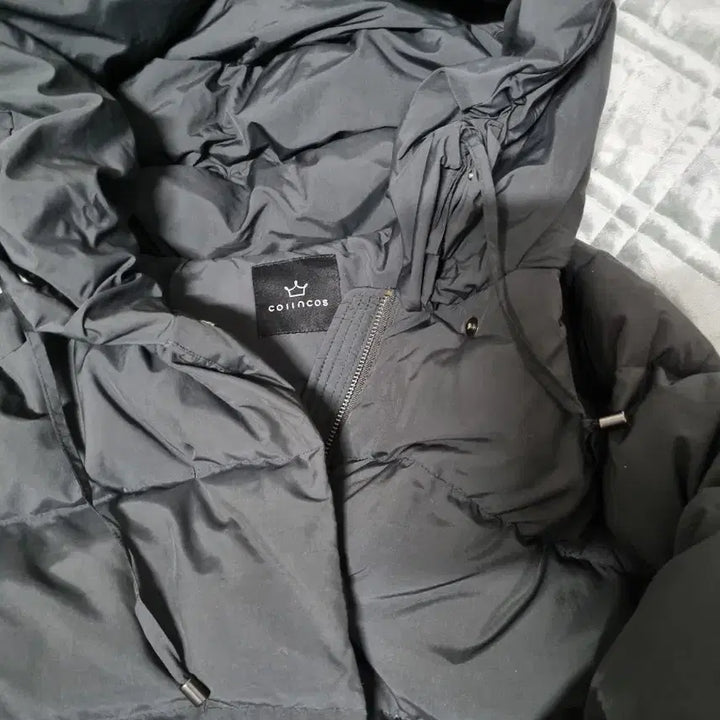 [BUNJANG] CoinCore Khaki Gray Oversized Hooded Padded Jumper / 코인코즈 카키빛그레이 오버핏 후드 패딩 점퍼