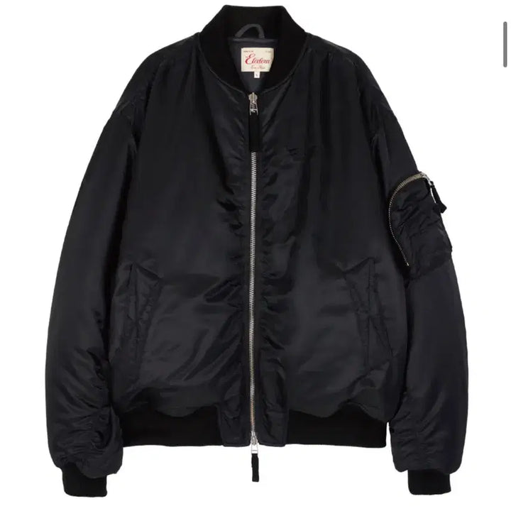 [BUNJANG] ETCE Reversible Oversized Bomber MA-1 Jacket - Black / [L] ETCE 리버시블 오버사이즈 봄버 ma-1 자켓 블랙