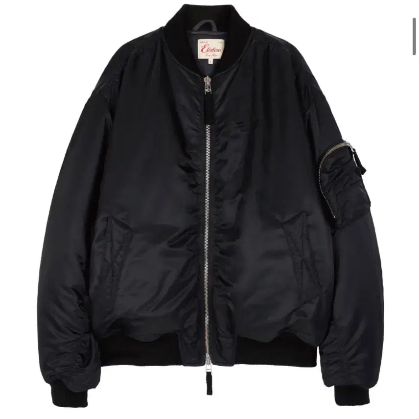[BUNJANG] ETCE Reversible Oversized Bomber MA-1 Jacket - Black / [L] ETCE 리버시블 오버사이즈 봄버 ma-1 자켓 블랙