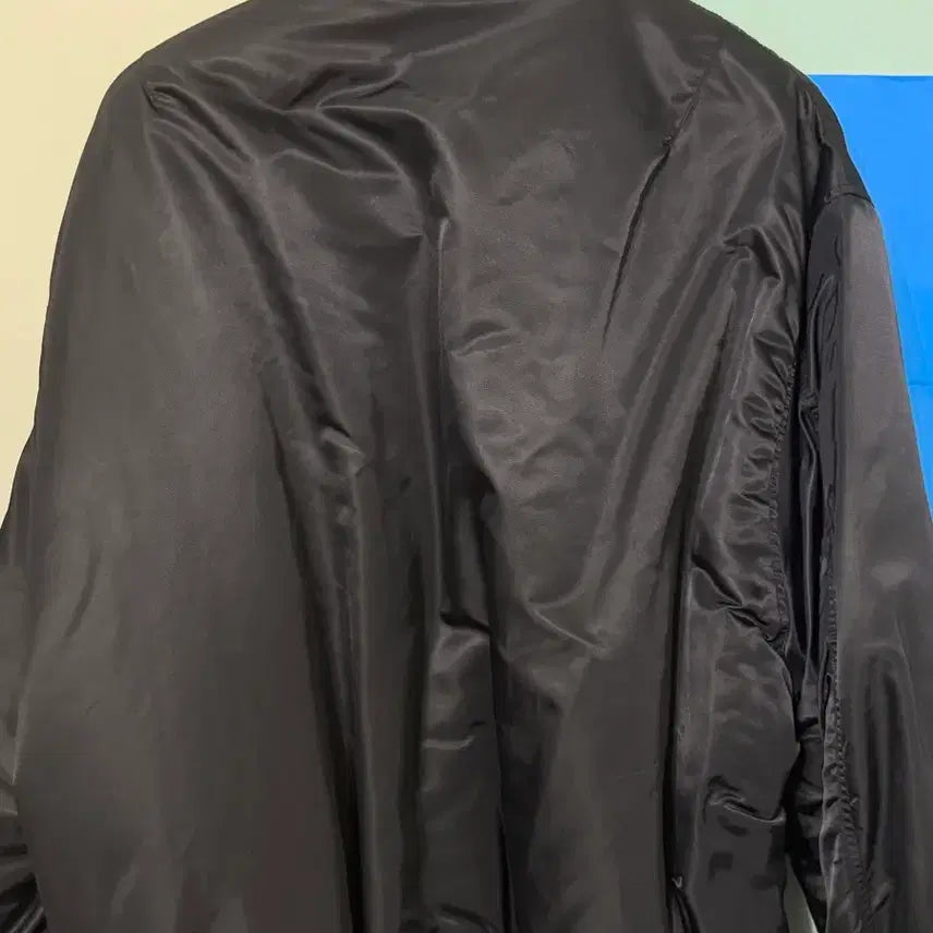 [BUNJANG] ETCE Reversible Oversized Bomber MA-1 Jacket - Black / [L] ETCE 리버시블 오버사이즈 봄버 ma-1 자켓 블랙