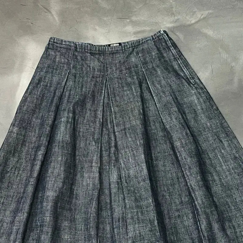 [BUNJANG] Journal Standard Pleated Denim Skirt / 저널스탠다드 플리츠 데님 스커트 y15804