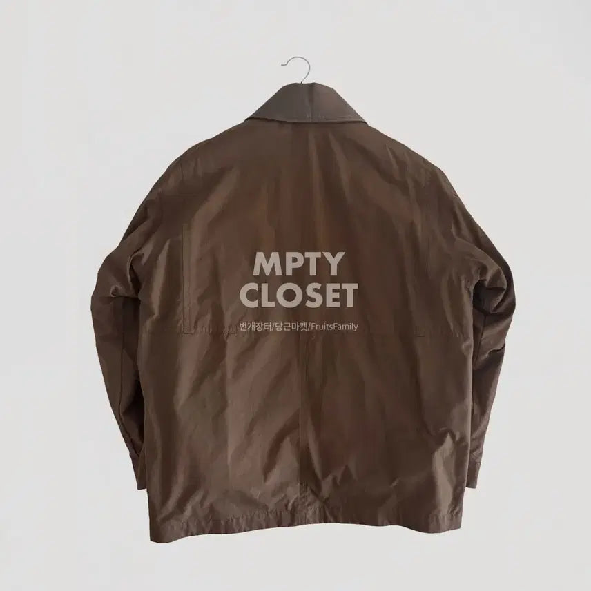 [BUNJANG] Customellow Brown Millerain Fireman Field Jacket / [M] 커스텀멜로우 브라운 밀러레인 파이어맨 필드 자켓
