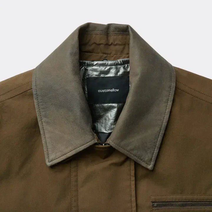 [BUNJANG] Customellow Brown Millerain Fireman Field Jacket / [M] 커스텀멜로우 브라운 밀러레인 파이어맨 필드 자켓