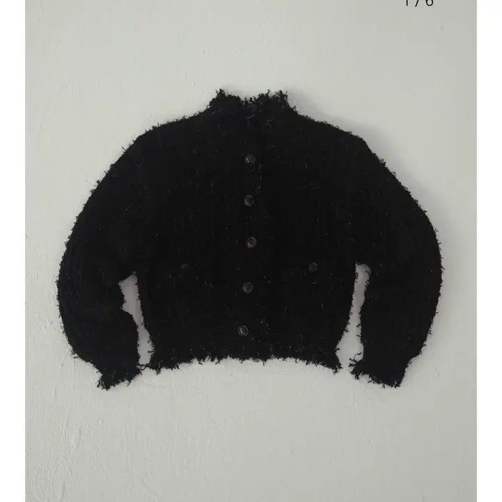 [BUNJANG] Fletta Black Tweed Puppy Jacket / fletta 플레따 블랙 트위드 퍼피 자켓