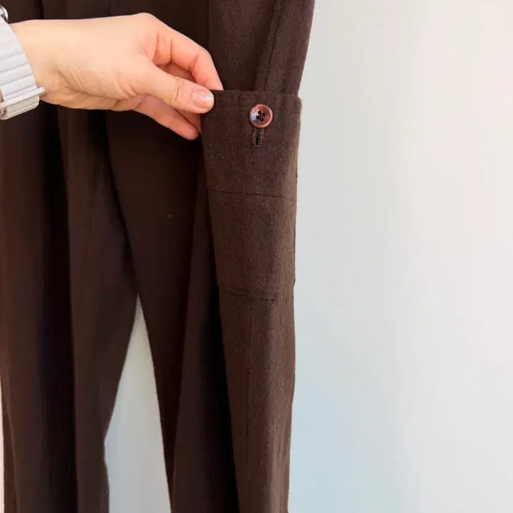 [BUNJANG] Balenciaga Wool Wide Slacks / 올드스쿨 발렌시아가 모직 브라운 핀턱 와이드 슬랙스 27