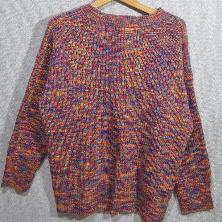 [BUNJANG] Valleygirl Oversized Multi-color Knit Sweater / 오버핏 L (77) Valleygirl 밸리걸 멀티컬러 니트