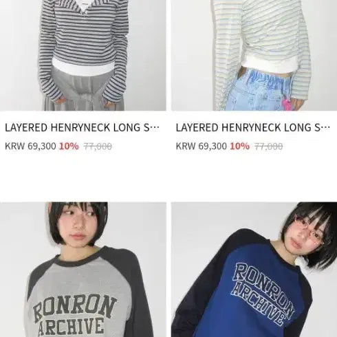 [BUNJANG] RONRON Rosie Raglan Sweatshirt / RONRON 로지 맨투맨