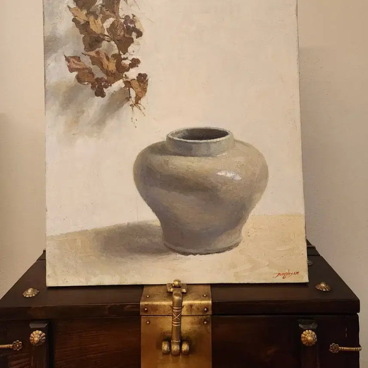 [BUNJANG] Autumn Still Life Oil Painting / "백충과가을의 잔상" 정물유화