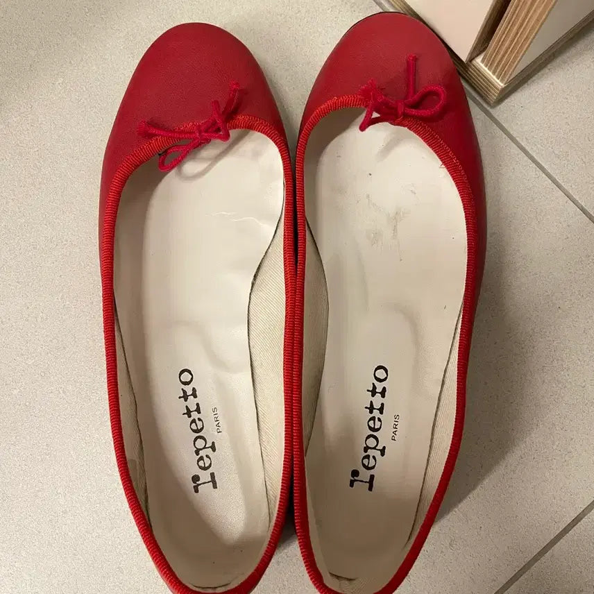 [SOLD OUT] 레페토 플랫슈즈 레드 (38사이즈/240)