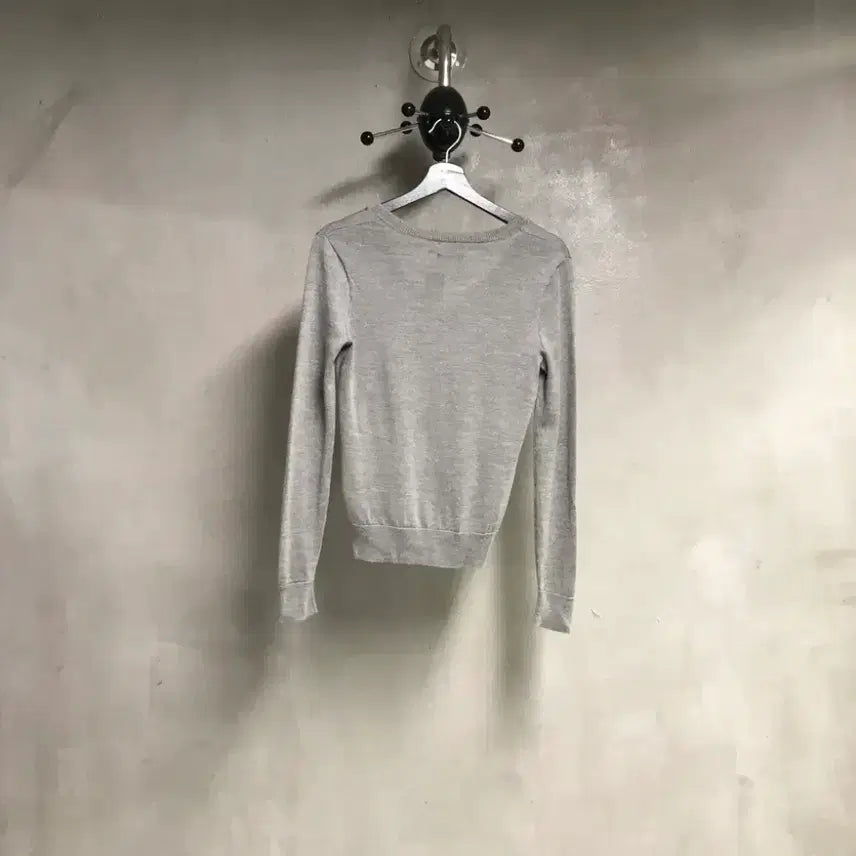 [BUNJANG] Polo Ralph Lauren V-Neck Knit Gray Women&