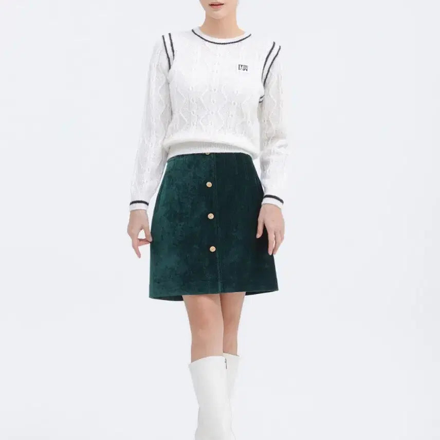 [BUNJANG] It MICHAA Velvet Skirt / 잇미샤 벨벳 스커트