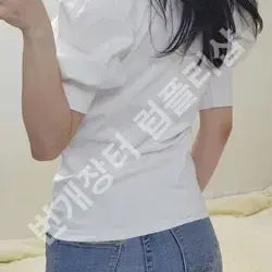 [BUNJANG] Short Puff Sleeve T-shirt / 퍼프 숏 슬리브 티셔츠 Free (착샷O)