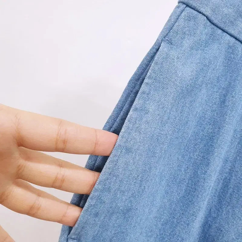 [BUNJANG] Behavior Denim Chino Pants / 비헤비어 데님 치노팬츠